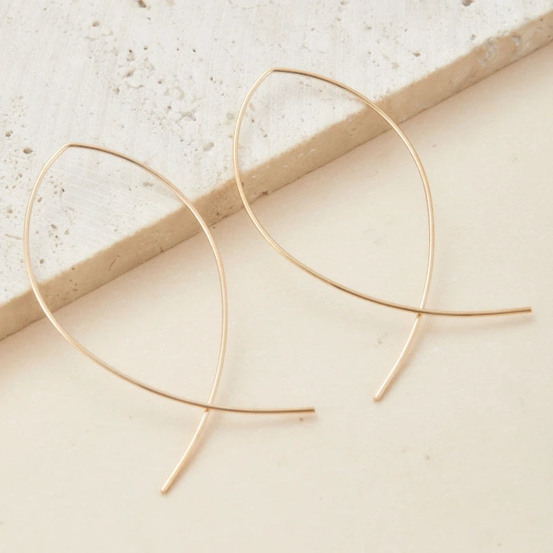 Orecchini con simbolo musicale alla moda per le donne Orecchini semplici con chiave tripla Nota Personalità della moda Temperamento Gioielli femminili 1 paio