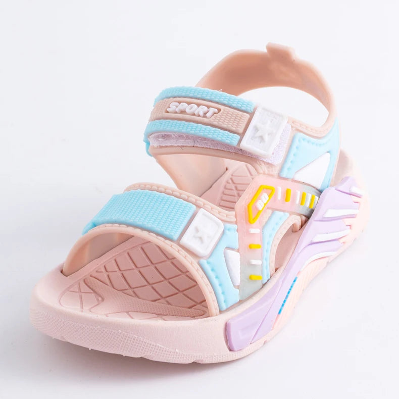 Sommersandalen für Kinder, lässige Strandschuhe mit weicher Sohle für Grundschüler Jungen und Mädchen (Unisex)
