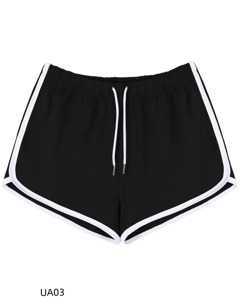 Pantaloncini Casual da Donna in Cotone con Elastico in Vita e Coulisse, Ideali per Corsa, Sport, Relax, Palestra e Allenamento Estivo