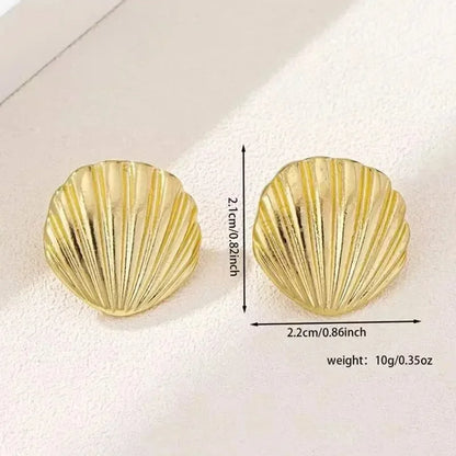 Nuovi orecchini a bottone in argento antico con personalità di conchiglia stereo gotica per uomo donna Ognissanti gioielli punk regalo accessorio per le vacanze