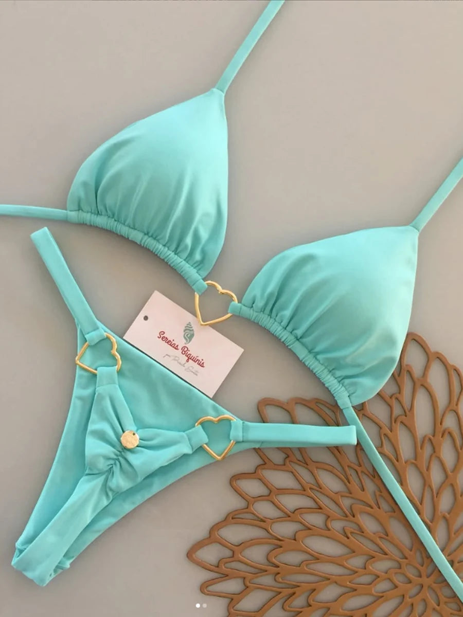 Micro Bikinis 2026 Push Up Women Swimsuits Sexy Swimwear Brazilian Bikini Set Thong Biquini Print Swimsuit Summer Beachwear