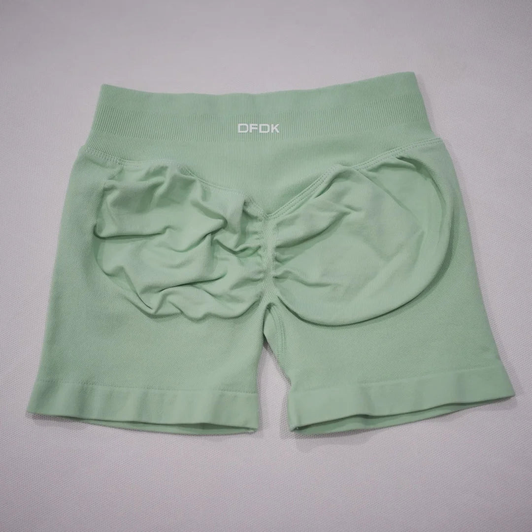 DFDK 2026 Nuovi Pantaloncini da Yoga per Donna con Effetto Push-Up, Vita Alta, Sollevamento Glutei, Resistenti agli Squat, Pantaloncini Sportivi per Palestra, Allenamento, Corsa e Fitness