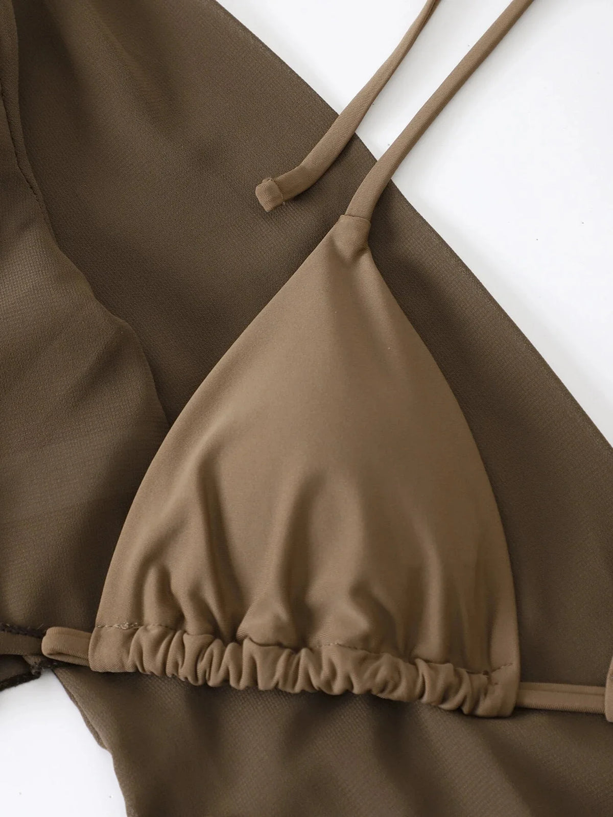 4 pezzi con pareo in rete copricostume bikini a maniche lunghe costume da bagno femminile costumi da bagno donna costume da bagno bikini a quattro pezzi costumi da bagno