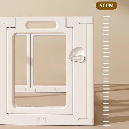 Recinzione per cani trasparente per interni Alta recinzione per cani da cortile in acrilico Gabbia per porte Mobili per cani Box Anti fuga Forniture per animali domestici