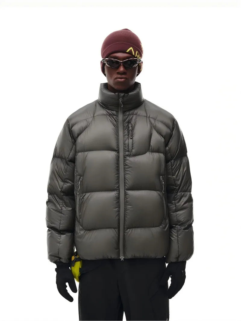 Parka Invernale Corto alla Moda per Uomo e Donna, Giacca Imbottita in Cotone, Cappotto Caldo e Spesso con Collo Alto, Abbigliamento Esterno Comodo