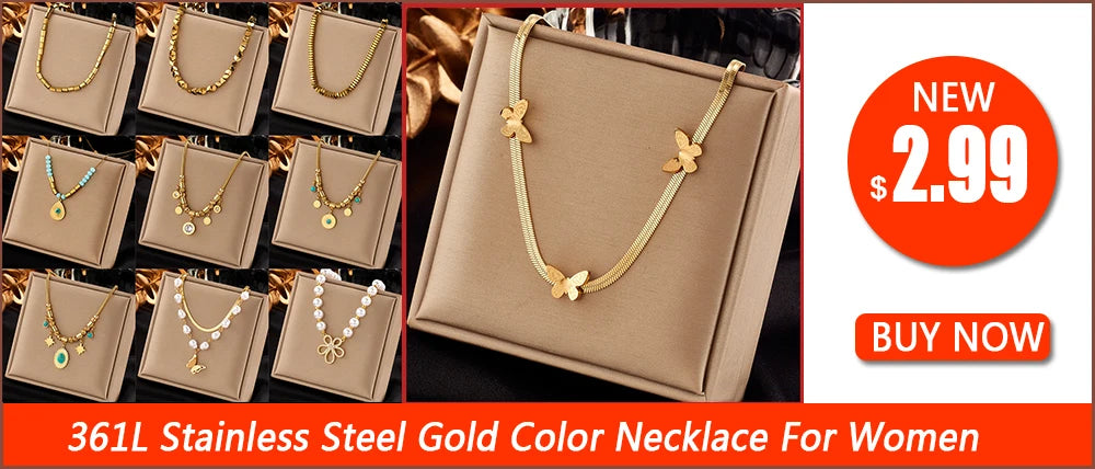 XIYANIKE Collana in acciaio inossidabile 316L Collana con ciondolo orso Accessori per donna Nuove tendenze Regali di gioielli per ragazza di Natale Collier