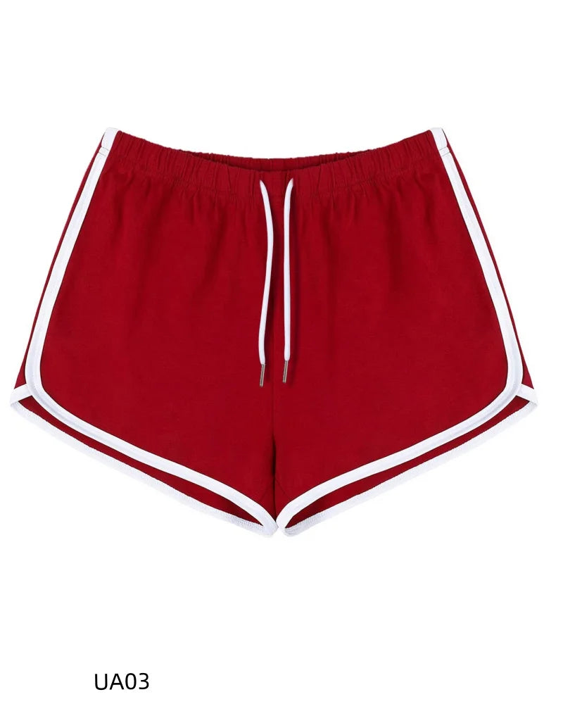Pantaloncini Casual da Donna in Cotone con Elastico in Vita e Coulisse, Ideali per Corsa, Sport, Relax, Palestra e Allenamento Estivo
