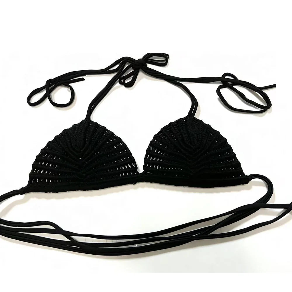 Beachapche gonne con nappe all'uncinetto a mano moda donna copricostume da spiaggia lavorato a maglia alto lato Sexy