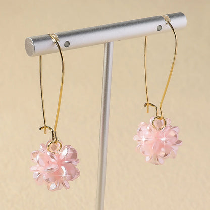 2 pezzi di tendenza della moda da donna, orecchini a sfera con petali di perle fai da te, viaggi all'aperto, carnevale, banchetti, feste, vestire, regali