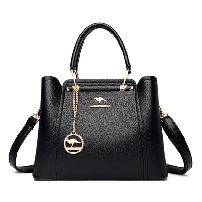 Borse di lusso in morbida pelle Borse da donna Designer 3 strati Borsa a tracolla con tracolla Sac Borsa da donna per lo shopping di grande capacità