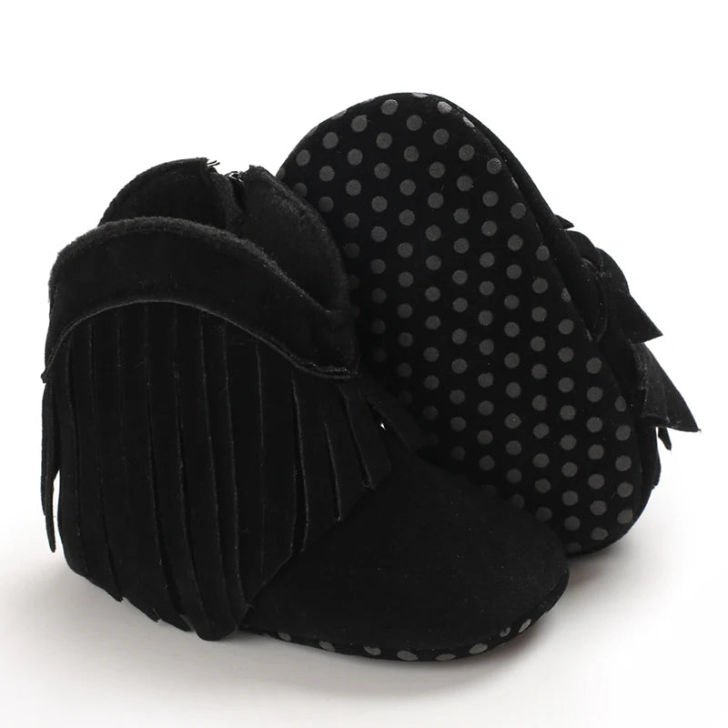 Calzature per bambini Stivali Neonati Prewalker Per Unisex Neonati maschi Ragazze Inverno Tenere al caldo Mocassini Nappa Calzature Scarpe 0-18M