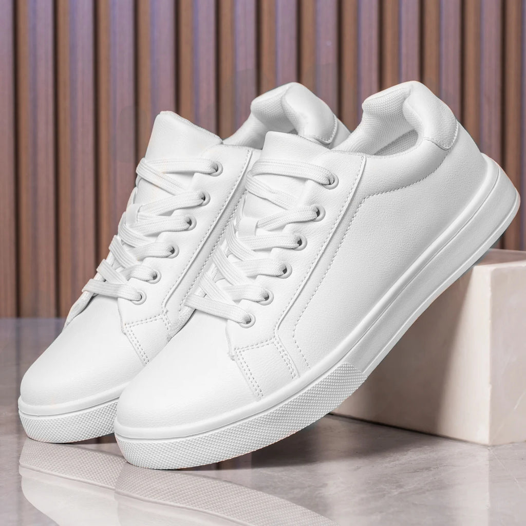 Scarpe casual da lavoro da uomo Scarpe mocassino morbide Scarpe casual comode da uomo Scarpe da ginnastica da uomo bianche nere solide autunnali