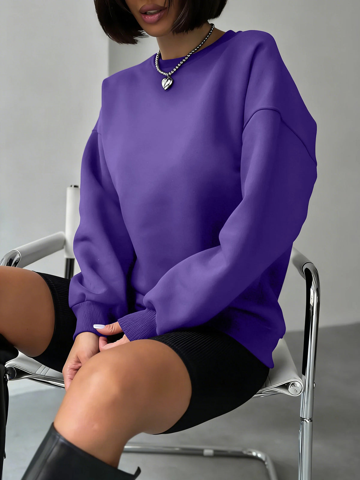Solid Fashion Streetwear Donna 12 colori Felpe sportive Autunno Casual Pullover Addensare Y2K Felpa con cappuccio Hip Hop Street Sportswear