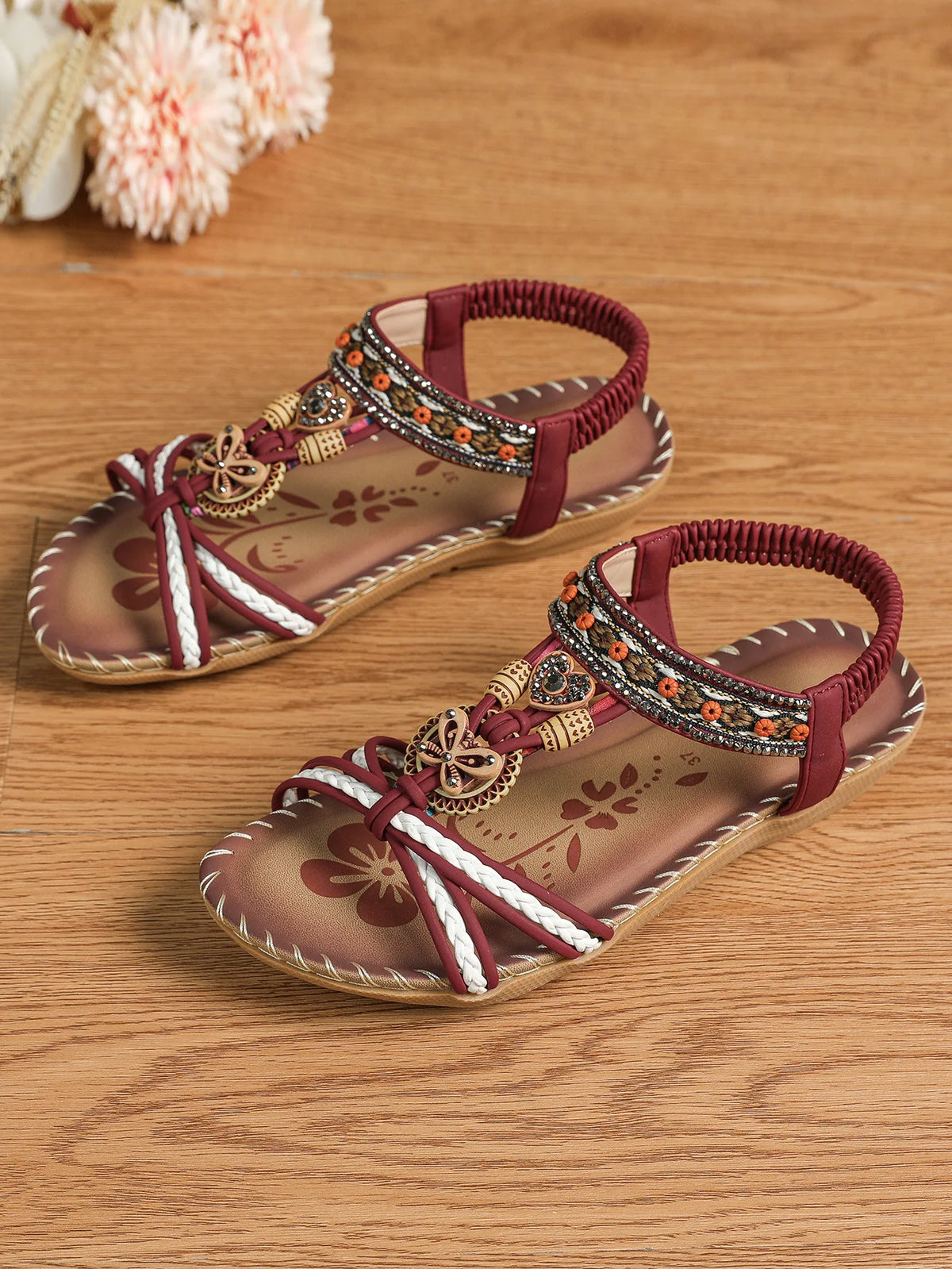 Chaussures d'été pour femmes Sandales Chaussures de plage pour femmes Sandales de fête pour femmes Sandales compensées pour femmes Chaussures décontractées pour femmes Sandales pour femmes