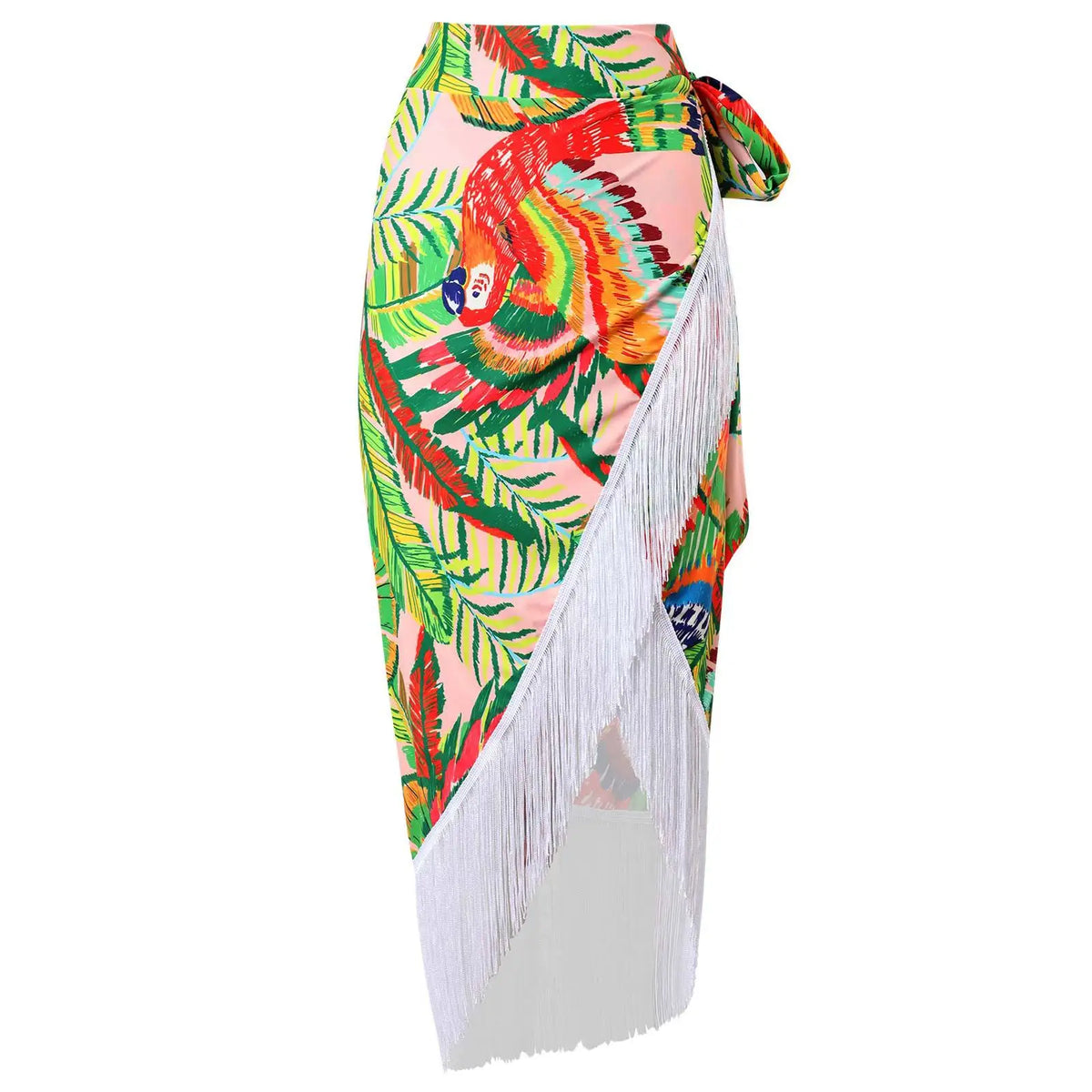 Nuovo Abito da Spiaggia Sexy con Stampa Retrò 2026, Copricostume Lungo, Gonna per Feste, Costume da Bagno, Abbigliamento da Spiaggia