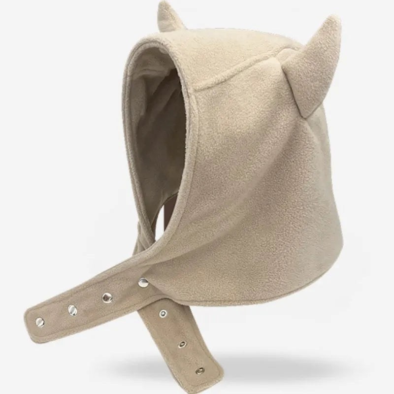 Fashion Demons Beanie cappelli per donna uomo autunno inverno regolabile tenere in caldo paraorecchie cappello Trendy Halloween Party Devil Horn Caps