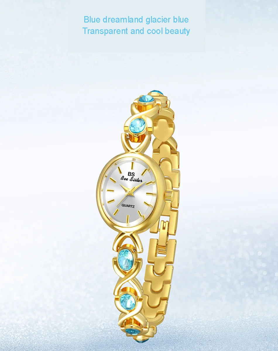 Orologio da donna elegante braccialetto di giada di lusso orologi al quarzo regalo per le donne 2025 nuovo orologio da polso impermeabile di alta qualità