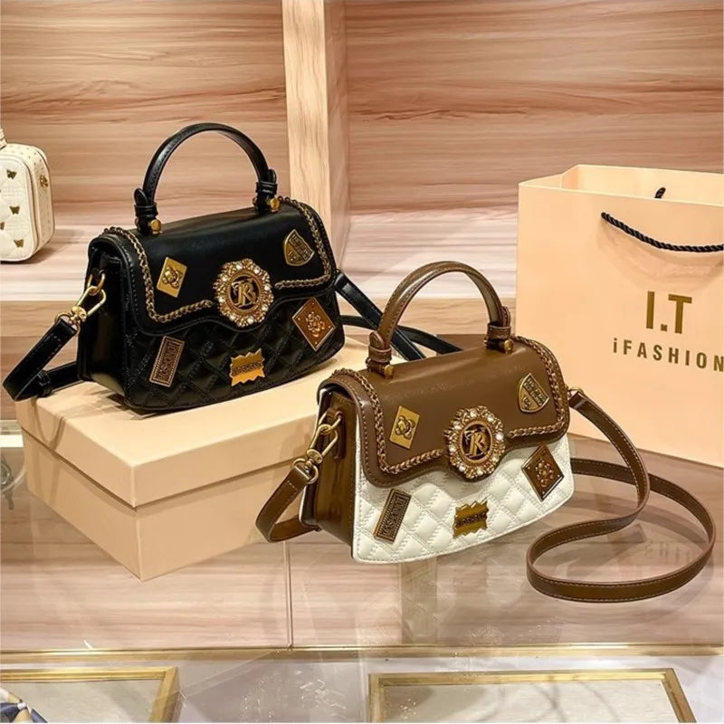 Borsa da donna designer brand handbag women's 2024 new spring/summer high-end texture single shoulder crossbody