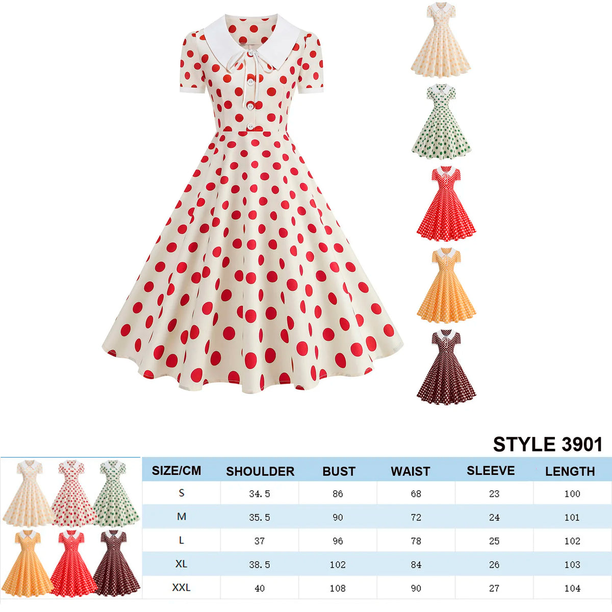 Plaid Vintage Office Lady Abiti estivi Donna 2026 Moda Retro 50s 60s 70s Swing Pinup Rockabilly Party Dress Robe Abiti