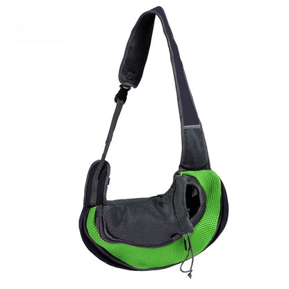 Zaino per animali domestici, borsa a tracolla portatile da viaggio, borsa a tracolla per esterni a mani libere adatta per forniture per animali domestici per gatti e cani