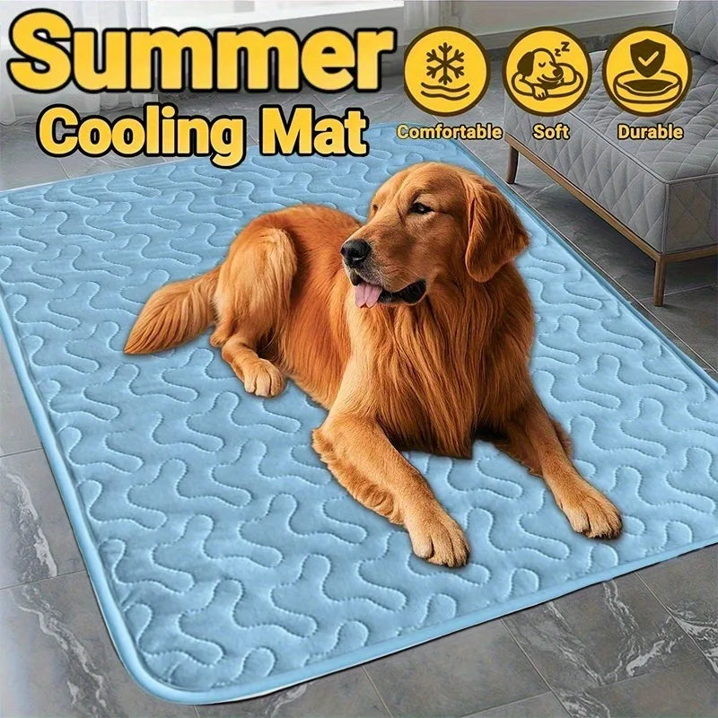 KEMORELA Tappetino rinfrescante per cani, estivo, leggero e facile da pulire, mantiene gli animali domestici freschi per tutta l'estate, forniture per cani di taglia media e grande