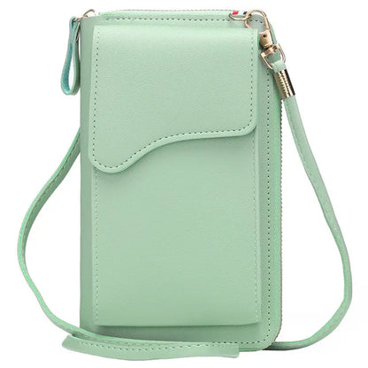 Borse a tracolla piccole a tracolla da donna Borsa da tasca per cellulare femminile in pelle PU Borsa da donna Pochette per carte Portafoglio Borse a tracolla