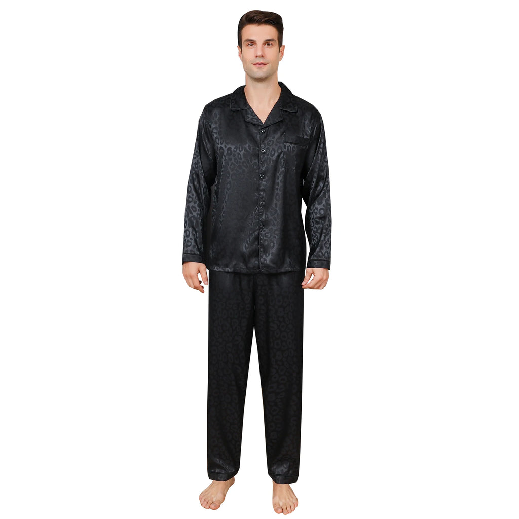 Pigiama da uomo a maniche lunghe estivo ghiaccio bellissimi vestiti per la casa cardigan sottile casual primaverile e autunnale da uomo può indossare due abiti