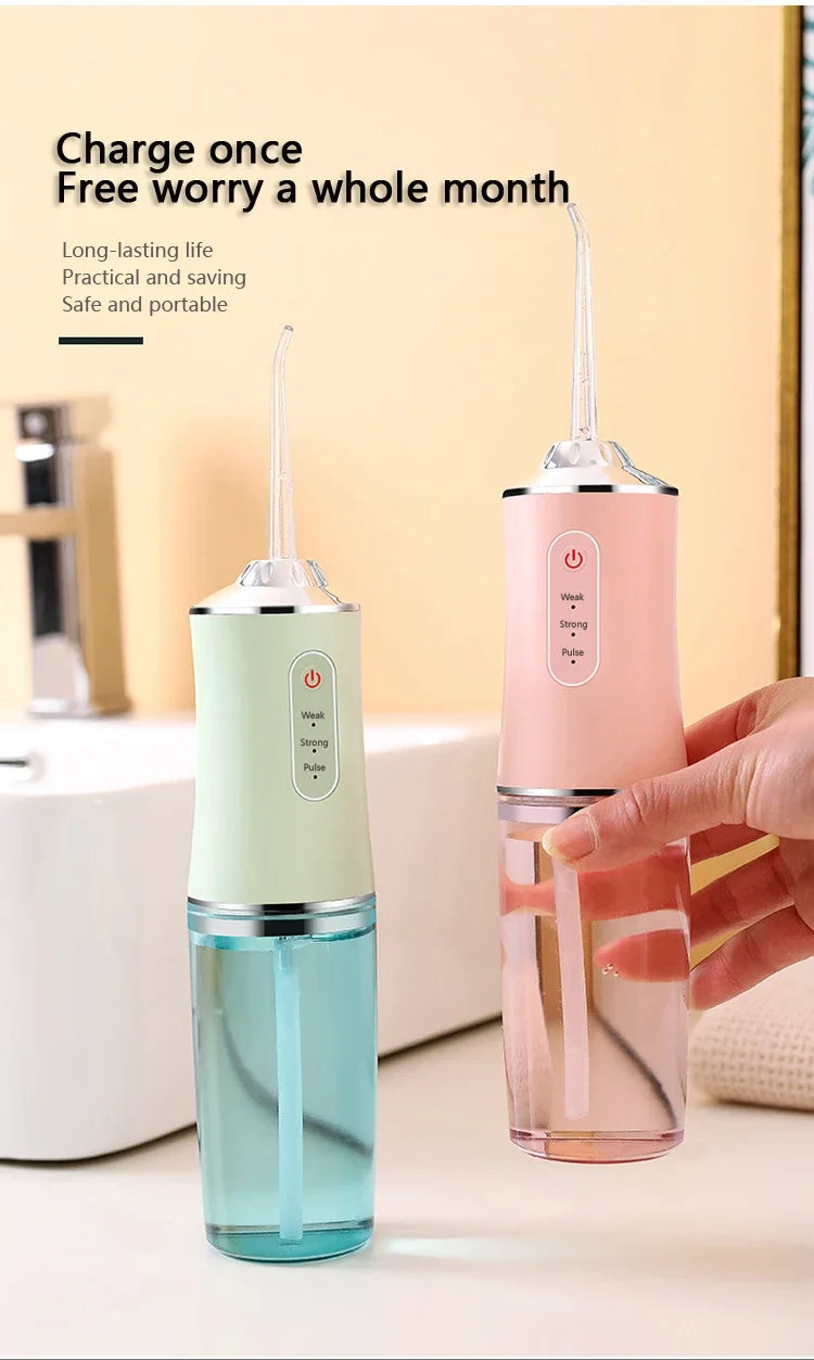 Irrigatore orale Dentale Getto D'acqua Flosser Apparecchio Pick Filo Interdentale Odontoiatria Bocca Lavatrice Sbiancamento Dei Denti Strumenti di Pulizia