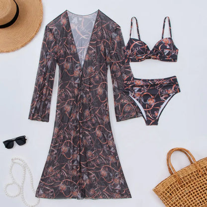 2026 Sexy Bikinis Female Swimsuits Women Three-Piece Swimwear Beach Swimming Wear Bathing Suits Brazilian Bikini Set Pool Bather