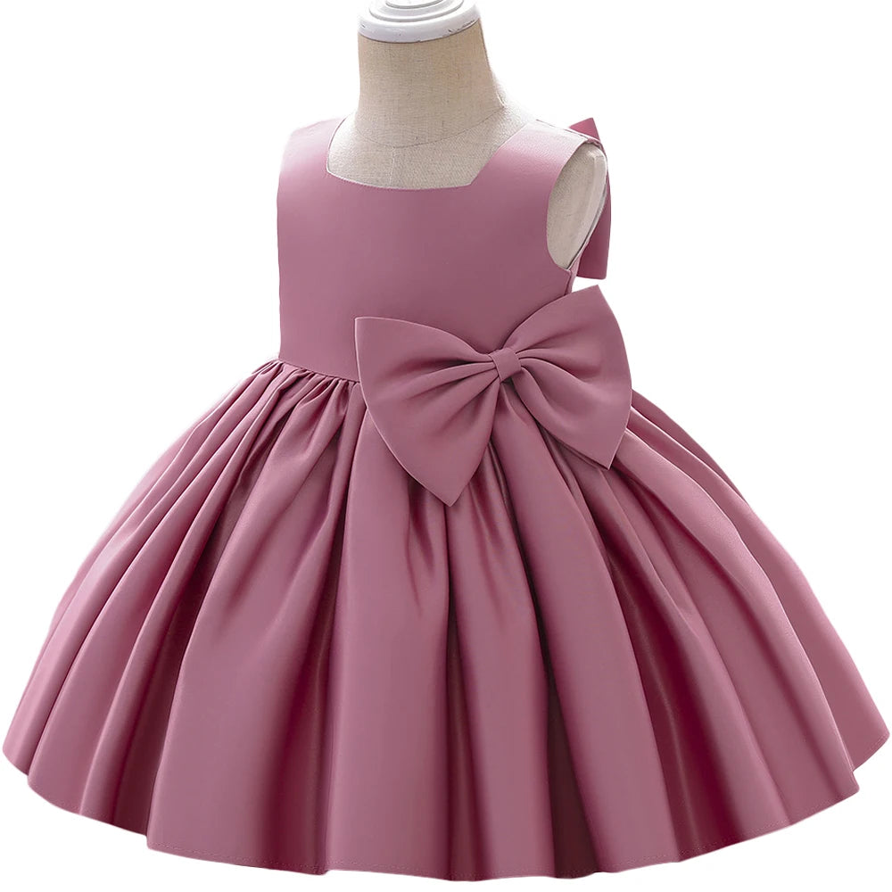 Blumen Baby Mädchen Hochzeit Geburtstag Schleife Kleider Kinder Kleidung Prinzessin Ballkleid Anzug Kostüm Kleider für 1-10 Jahre