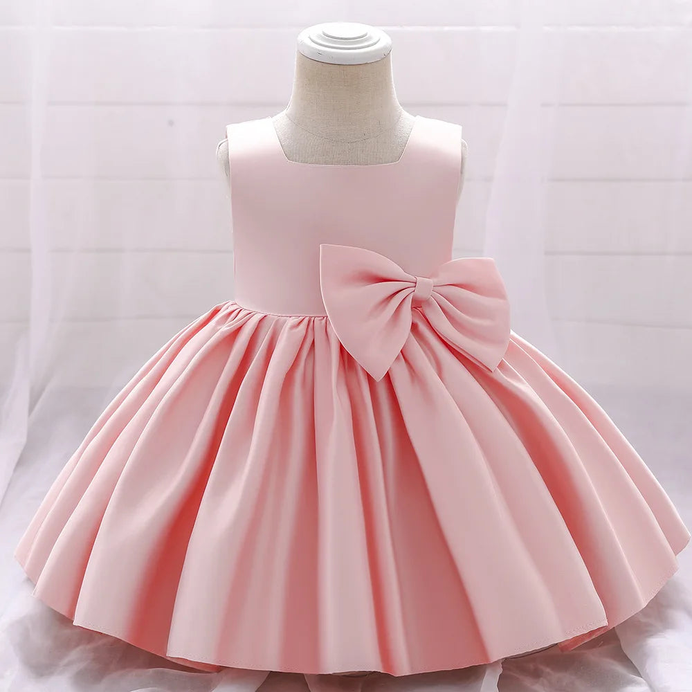 Fiore neonate matrimonio compleanno Bownot abiti abbigliamento bambino bambini principessa abito da ballo abito Costume abiti per 1-10 anni