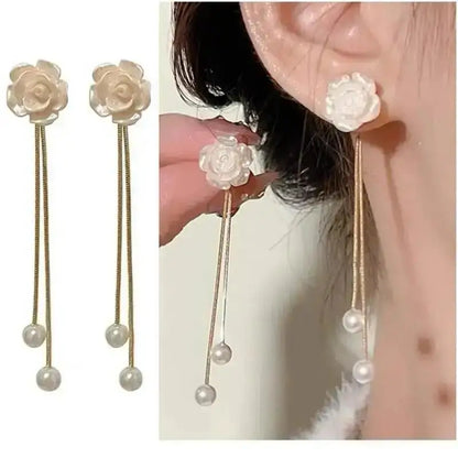 925 Ago D'argento Coreano Moda Perla Nappa Orecchini Per Le Donne Gioielli 2024 di Tendenza delle Nuove Donne di Lusso Zircone Orecchini di Perle