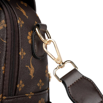 Zaino da donna Designer borsa da donna in pelle di alta qualità stampa di moda di lusso borse da scuola con nappe zaini di grande capacità Sac