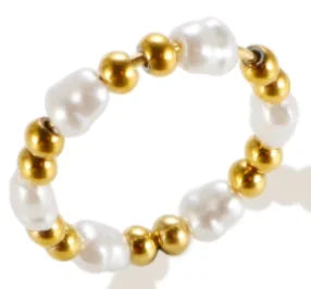 Anello minimalista con cuore d'amore in acciaio inossidabile per donna Anelli con zirconi intarsiati Gioielli di moda romantici impermeabili color oro