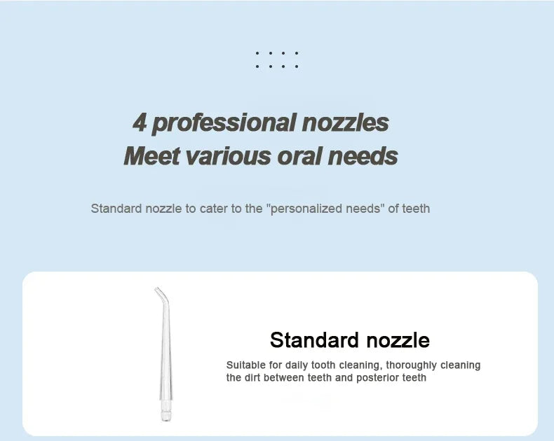 Irrigatore orale Dentale Getto D'acqua Flosser Apparecchio Pick Filo Interdentale Odontoiatria Bocca Lavatrice Sbiancamento Dei Denti Strumenti di Pulizia