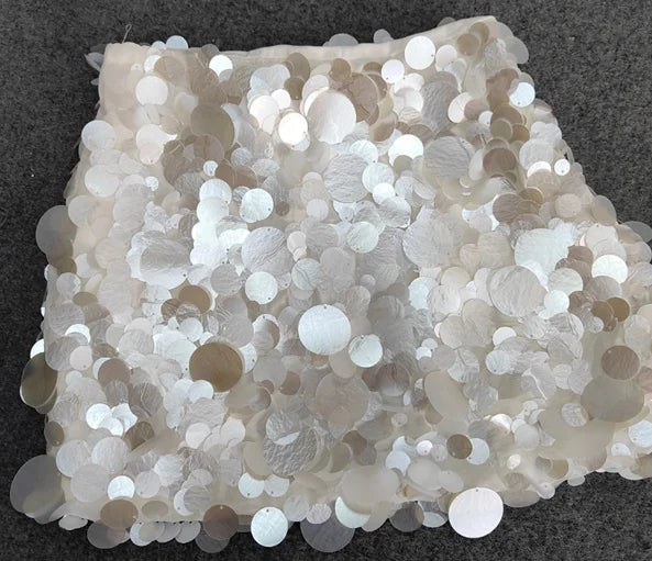 Minigonna da donna con paillettes bianca estiva casual Y2K, nuova collezione 2026 per vacanze e feste, abbigliamento da spiaggia