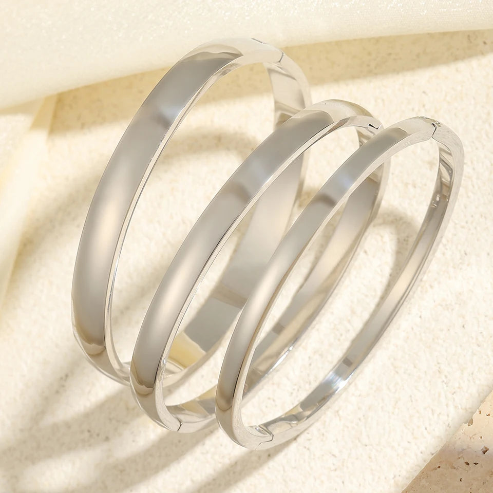 ZAKOL New Fashion 4mm/6mm/8mm Bracciale in acciaio inossidabile Bracciale per uomo Coppie abbinate Polsino con ciondoli Gioielli da uomo di lusso