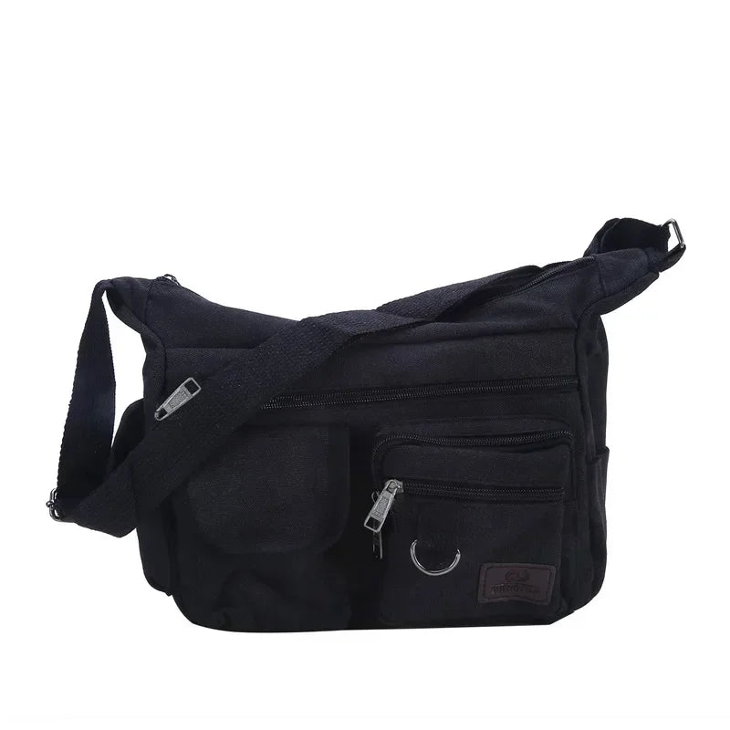 Borsa a Tracolla in Tela da Uomo, Borsa Casual da Viaggio, Borsa Messenger di Lusso, Borsa a Mano di Alta Qualità, Borsa da Petto alla Moda