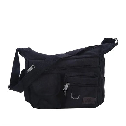 Borsa a Tracolla in Tela da Uomo, Borsa Casual da Viaggio, Borsa Messenger di Lusso, Borsa a Mano di Alta Qualità, Borsa da Petto alla Moda