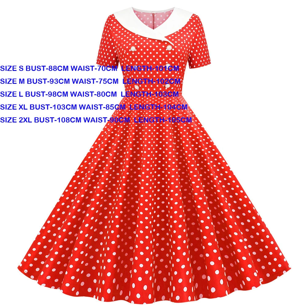 Plaid Vintage Office Lady Abiti estivi Donna 2026 Moda Retro 50s 60s 70s Swing Pinup Rockabilly Party Dress Robe Abiti