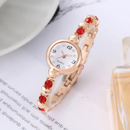Orologio da Polso Donna in Acciaio Inossidabile, Design Semplice e Alla Moda, Movimento al Quarzo, Lussuoso e Conveniente