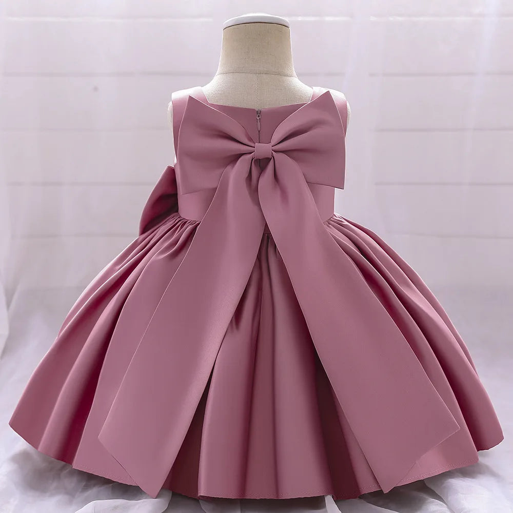 Fiore neonate matrimonio compleanno Bownot abiti abbigliamento bambino bambini principessa abito da ballo abito Costume abiti per 1-10 anni