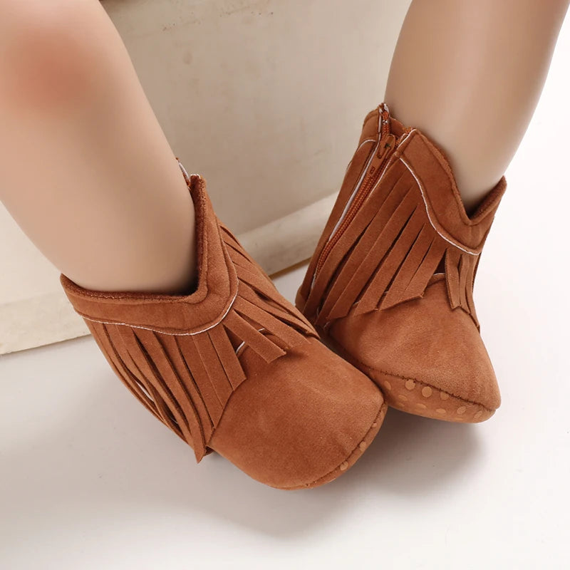 Calzature per bambini Stivali Neonati Prewalker Per Unisex Neonati maschi Ragazze Inverno Tenere al caldo Mocassini Nappa Calzature Scarpe 0-18M