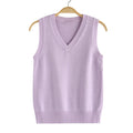 Stile Preppy Adolescente Scuola Ragazze Uniforme Maglioni senza maniche Gilet lavorato a maglia Studenti Y2K Lolita Pullover Gilet Donna JK Top