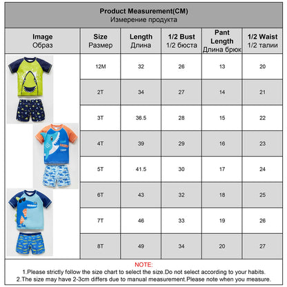 2 pezzi costumi da bagno per ragazzi estate stampa di cartoni animati costume da bagno per bambini abbigliamento da surf per bambini