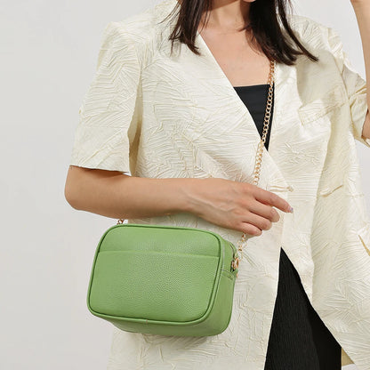Borsa da donna di moda borse a tracolla in pelle di marca di lusso per borse a tracolla da donna 2024 borsa a mano di design Tote a tracolla in tinta unita