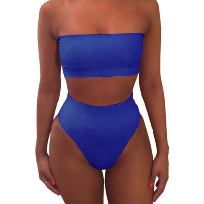 2026 Strapless Women Bikini Set Sexy High Cut Swimsuit Women Bathing Suits Push Up Thong Swimsuit Brazilian Bikinis Set 90%
