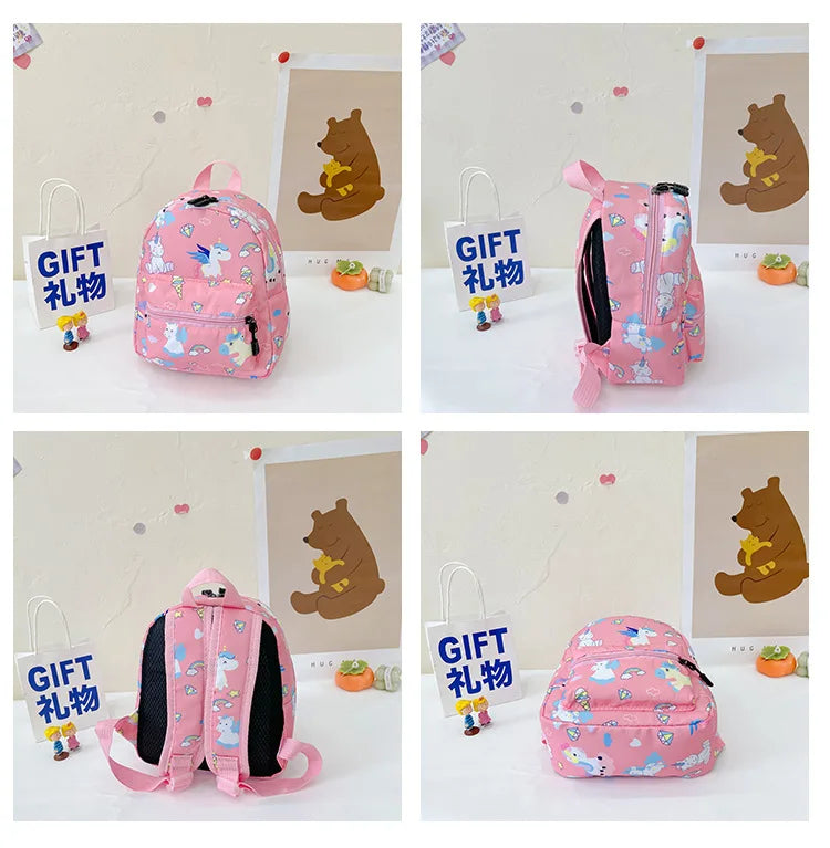 Zaini per bambini Zaini per dinosauri dei cartoni animati per bambini Trendy Impermeabile Asilo Scuola primaria Studente Bookbag Ragazzi Ragazze