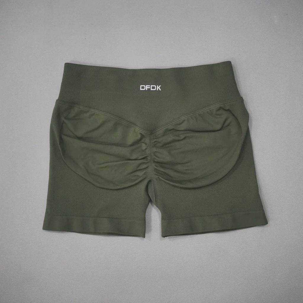 DFDK 2026 Nuovi Pantaloncini da Yoga per Donna con Effetto Push-Up, Vita Alta, Sollevamento Glutei, Resistenti agli Squat, Pantaloncini Sportivi per Palestra, Allenamento, Corsa e Fitness