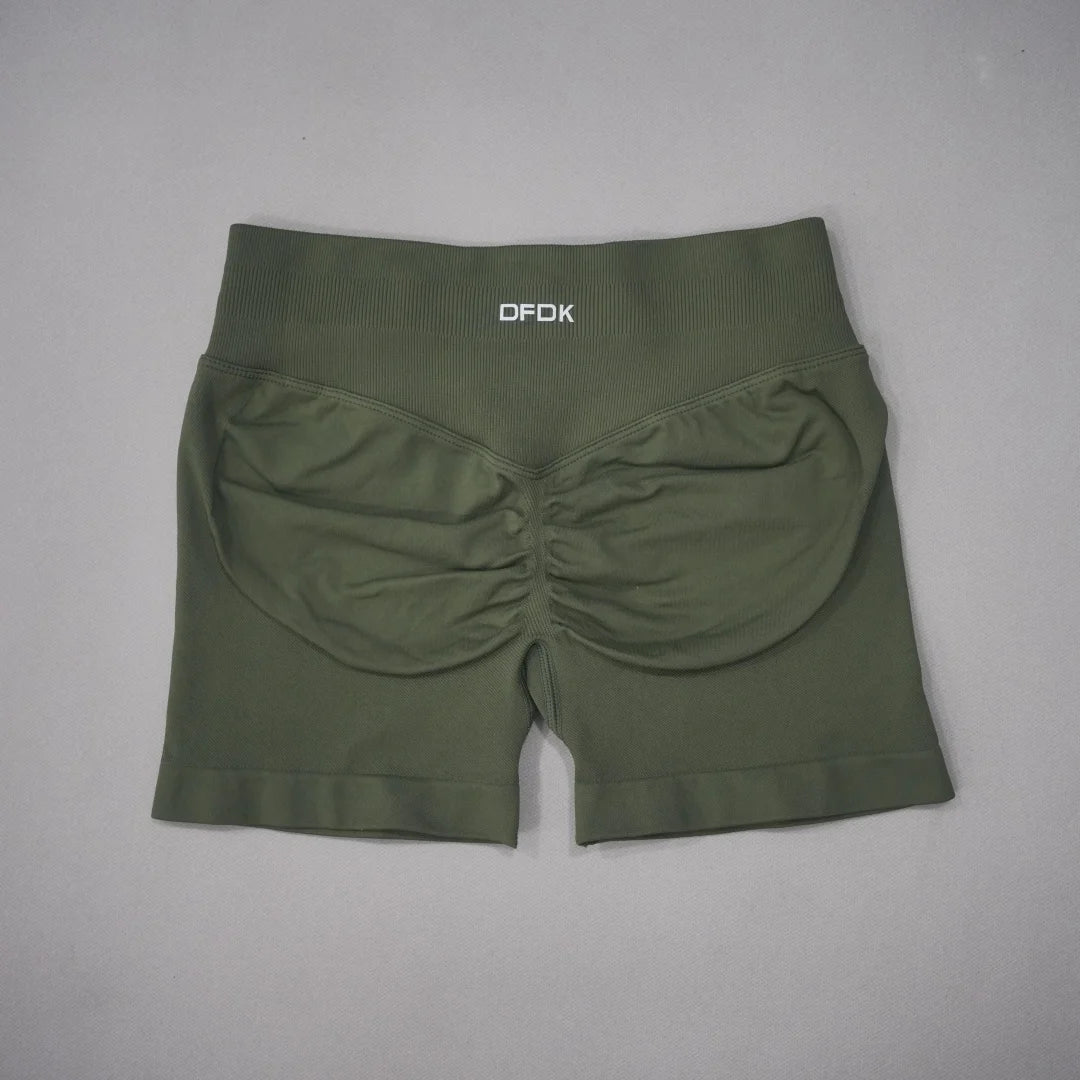 DFDK 2026 Nuovi Pantaloncini da Yoga per Donna con Effetto Push-Up, Vita Alta, Sollevamento Glutei, Resistenti agli Squat, Pantaloncini Sportivi per Palestra, Allenamento, Corsa e Fitness